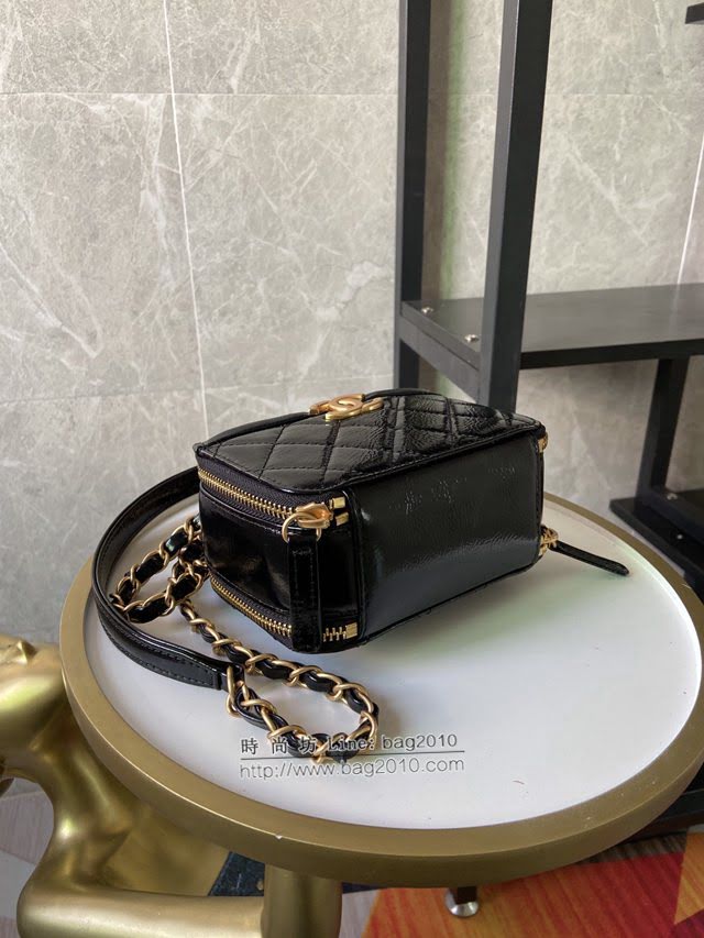 Chanel女包 香奈兒專櫃最新款小號化妝包 Chanel手提肩背斜挎包 S2178  djc4069